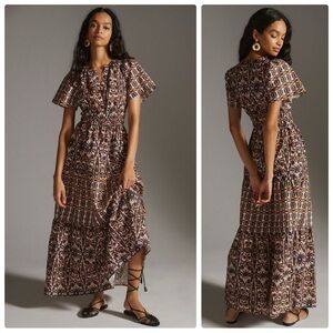 New Anthropologie The Somerset Maxi Dress Size XS​​